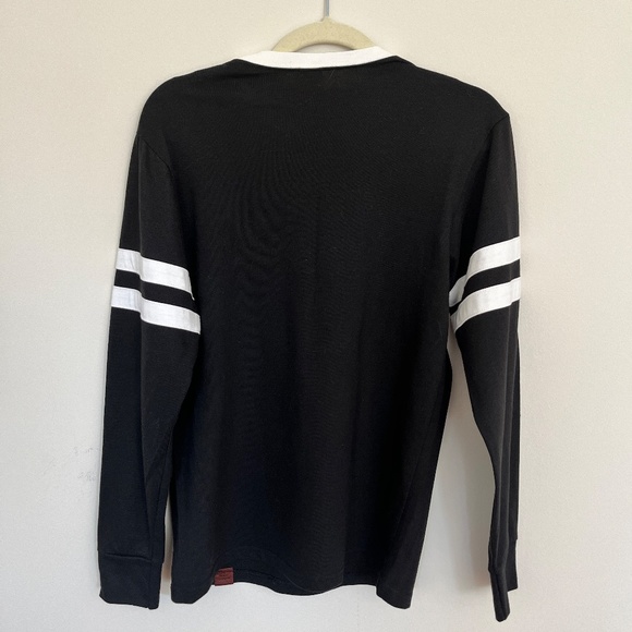 Black High Quality Long Sleeve T Shirt - Made in Canada - wolfecoapparel… - Picture 3 of 5
